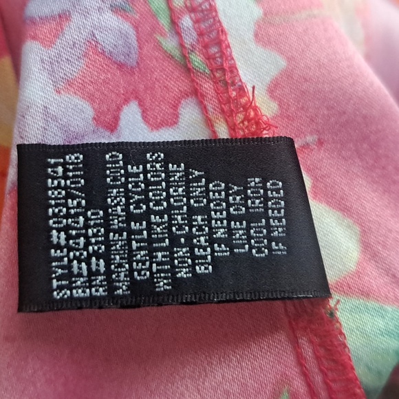 Alyx Dress Womens Pink Floral Sheath Sleeveless Zip-Up Dress Sz 12 #New - Picture 8 of 9